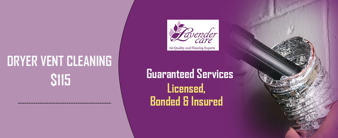 Lavender Care's Dryer Vent Cleaning service.